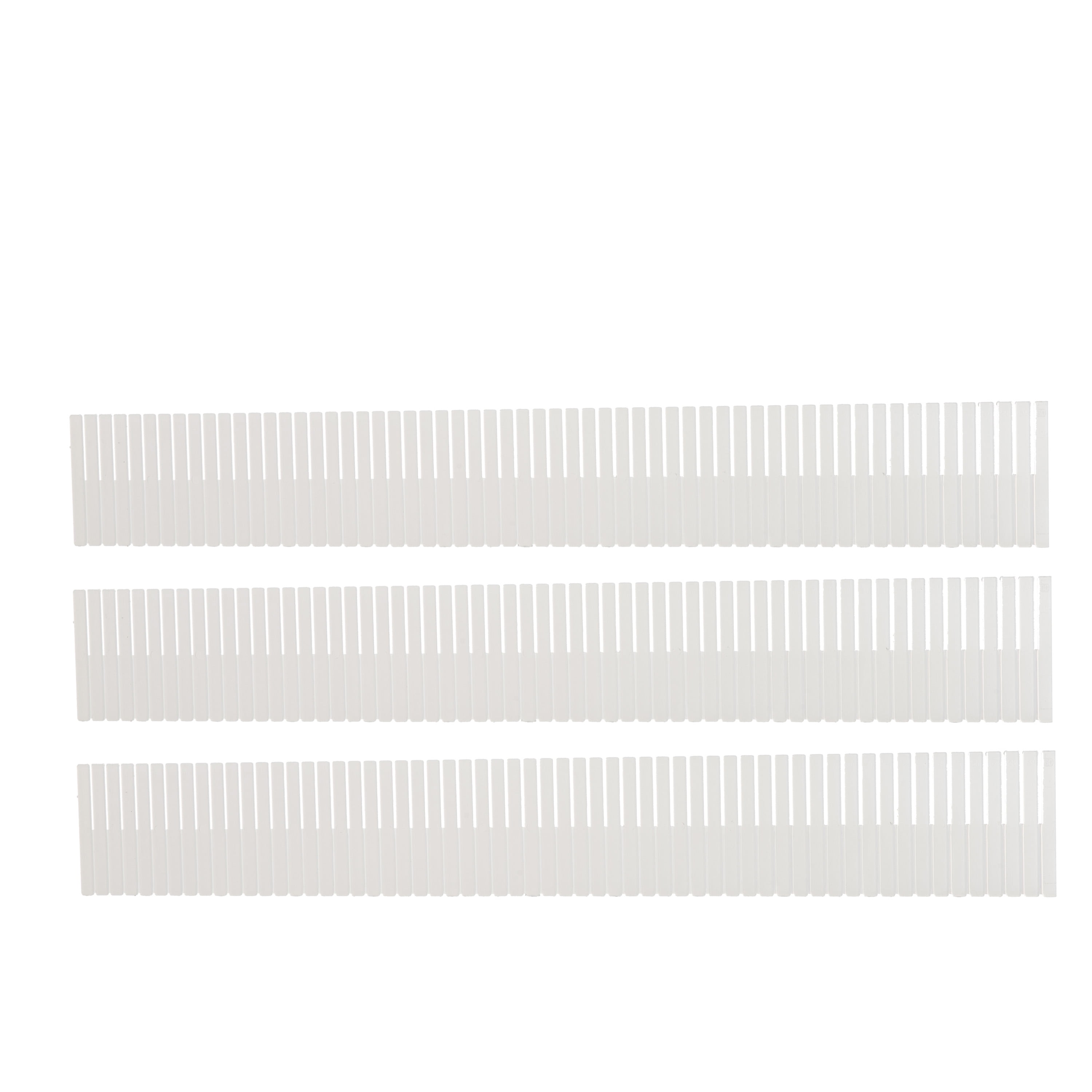 Simplify Interlocking Draw Organizers, Customizable, 3 Piece, White