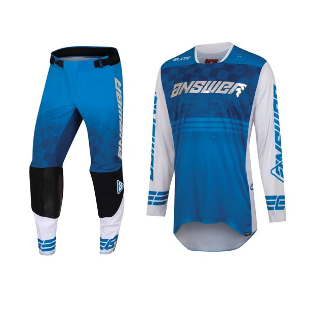 Answer Racing 2023 Elite Finale Offroad Jersey Pant Combo Blue/White ...