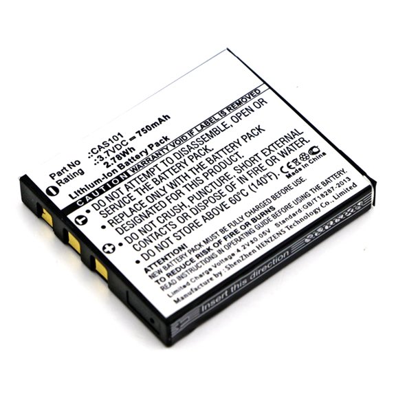 Batteries N Accessories BNA-WB-L8834-PL Player Battery - Li-ion, 3.7V, 750mAh, Ultra High Capacity - Replacement for Creative CAS101 Battery