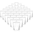 thumbnail image 1 of Juego de 36 portavelas de vidrio transparente Comrzor, 1 of 6