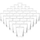 thumbnail image 1 of Juego de 36 portavelas de vidrio transparente Comrzor, 1 of 6