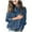 Navy, variant on HJYCHN Womens Long Sleeve Tops Bow Solid Sleeve Warm Casual Sweater Buttons Knitted Fashion Top for Fall Winter Wear Womens Shirts Army Green S