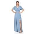 thumbnail image 1 of Vestido largo con abertura Roman Fashion /Juvenil, 2010 (Azul claro) azul ECH, 1 of 5