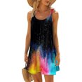 thumbnail image 1 of WILLBEST Vestidos Casuales Vestidos de Moda para Mujer Vestido Tipo Chaleco Vestido Corto Informal de Vacaciones de Verano Extra Grande, 1 of 3