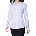 thumbnail image 1 of EIMELI Chemise à Bouton Manches Longues Femmes Blouse Chemise en Coton Coupe Classique Résistant aux Rides(S-5XL), 1 of 7