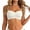 White, variant on Women's Transparent Strap Cordless Backless Bra Beige M