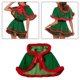 thumbnail image 2 of Stylish Christmas Party Shawl Versatiles Warm Velvets Shawl Multipurpose Shawl for Christmas Celebrations red and white border, 2 of 4