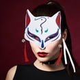 thumbnail image 5 of 1 unid Halloween Party Brillante Fox Mask Party Bar Bar Fox Luminoso Mascarilla Mascarilla Prop, 5 of 5