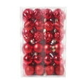 thumbnail image 2 of hulanddfd Christmas Tree Ornaments - Set of 48pcs Red Shatterproof Hanging Balls 6cm/2.36" Christmas Balls Decorations for Xmas Tree and Holiday Wedding Party, 2 of 2