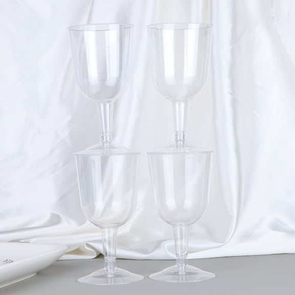 12pcs Transparent Party  Cups Plastic Wine Cups Disposable Wine Storage Cup for Wedding Birthday