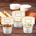 thumbnail image 4 of Vasos de papel para aperitivos, fiestas de baloncesto, 48 unidades, 4 of 6