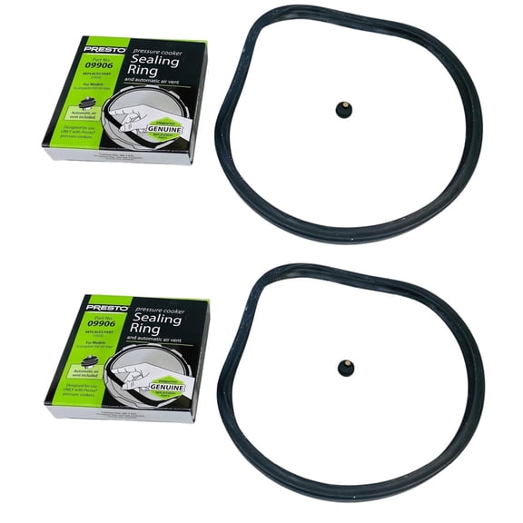2 Pk, Presto Pressure Cooker Sealing Ring Gasket 09906