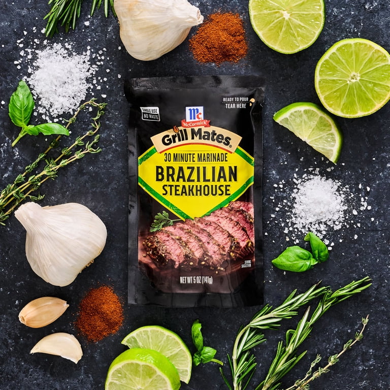 McCormick Grill Mates Brazilian Steakhouse Marinade, Steak