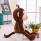 thumbnail image 1 of El último muñeco de peluche de mono pequeño de estilo moderno es un suave regalo navideño, 1 of 4