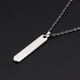 thumbnail image 4 of Collar personalizado de acero de titanio para hombres y mujeres, colgante de sección tridimensional, código de música, tallado con láser, spotify, 4 of 4