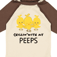 thumbnail image 4 of Inktastic Chillin' with My Peeps Boys or Girls Long Sleeve Baby Bodysuit, 4 of 5