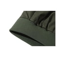 thumbnail image 6 of Varsity Jacket Men Zipper Stand Collar Solid Imitation Puffer&nbsp;Jacket&nbsp;Men,Green,XL, 6 of 8