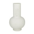 thumbnail image 6 of CosmoLiving by Cosmopolitan 15" Handmade White Ceramic Vase, 6 of 8