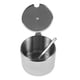 thumbnail image 4 of ColoMX Azucarero de acero inoxidable con tapa y cuchara, azucarero, tarro de almacenamiento de pimienta, recipiente para condimentos para el hogar y la cocina, 4 of 7