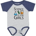 thumbnail image 3 of Inktastic Science is for Girls Girls Baby Bodysuit, 3 of 5