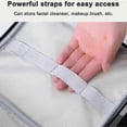 thumbnail image 3 of 2025 Toiletry Bag Double Layer Cosmetic Bag Transparent Large Travel Makeup Bag Organizer Wash Bag for Men & Women Premium Quality Wash Bag -Black, 3 of 5