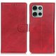 thumbnail image 1 of For Motorola Moto G75 5G Stand Wallet Case Cowhide Texture Leather Phone Cover - Black, 1 of 5
