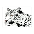 thumbnail image 1 of Ambesonne Tattoo Jigsaw Puzzle, Leopard Big Cat Spots, Heirloom-Quality Fun Activity for Family Durable Cardboard, 1000 pcs, White and Black, 1 of 2