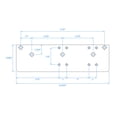 thumbnail image 3 of Nuk3y Flat Drop Bracket Mounting Plate for 4000 Series Door Closer, 3 of 3