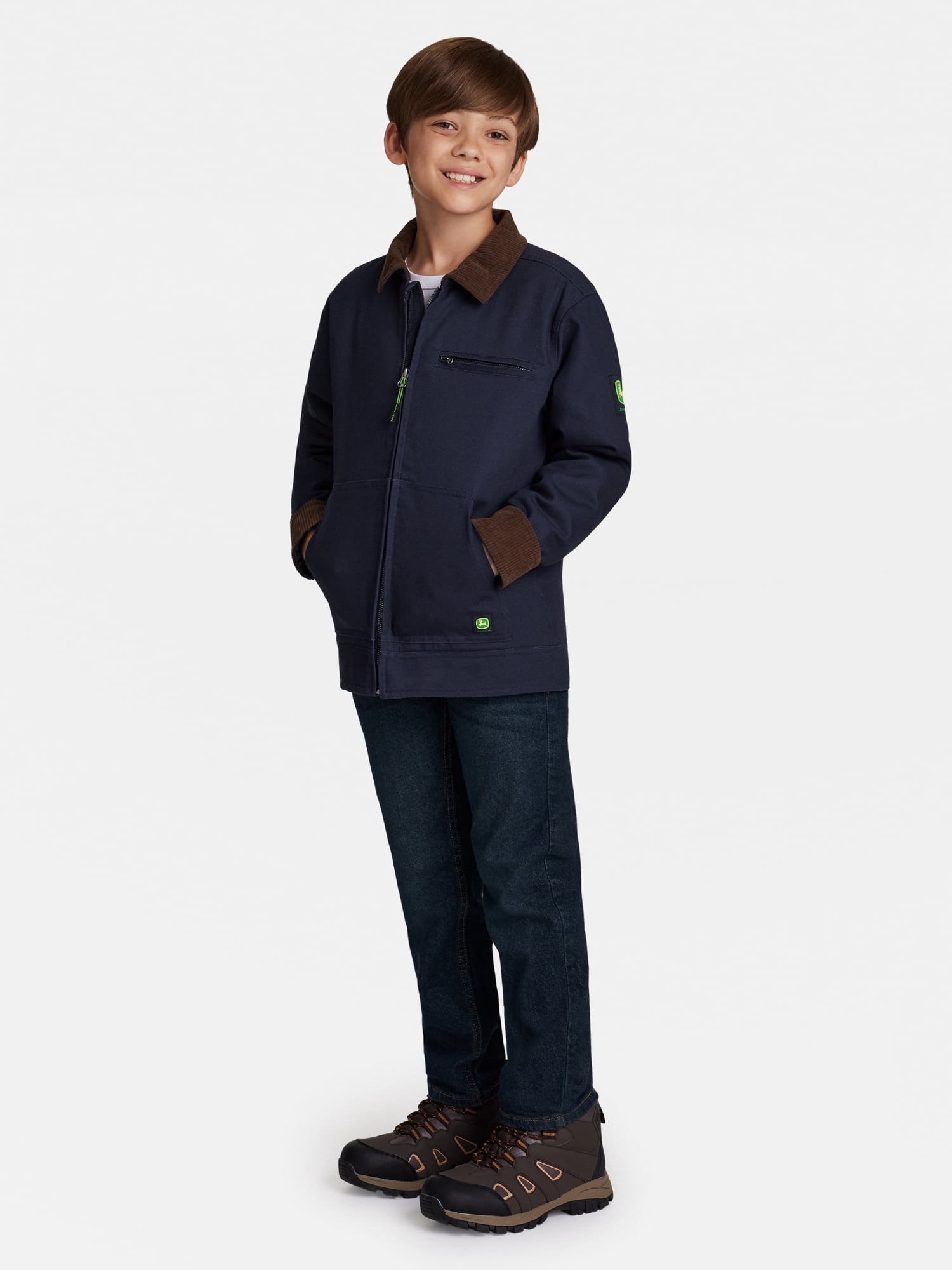 John Deere Boy's Canvas Tractor Jacket, Sizes 4 - 16