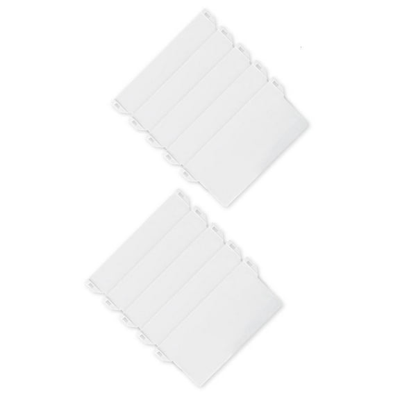 Rvaymup Essential Vertical Blind Bottom Weights Repair Set 10pcs White Bottom Weights for 5inch Slats Home Decorations