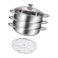 thumbnail image 4 of Olla De Cocina Universal De Acero Inoxidable Para Cocina Al Aire Libre, Restaurante, 3 Capas, 4 of 8