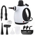 thumbnail image 1 of HAHADAXA Handheld Steam Cleaner, Steam Cleaner for Home with 10 Accessory Kit, Multipurpose Portable Upholstery Steamer Cleaning with Safety Lock to Remove Grime, Grease, and More, White, 1 of 7