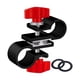thumbnail image 2 of soporte para universal para sombrilla Superficie anodizada estable Partes de clip fijo Conector Instalación Rotación Portátil para playa Silla de 88x35mm negro DYNWAVEMX Titular de la parasol de pesca, 2 of 8
