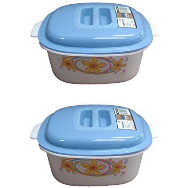 Set of 2 Black Duck Brand BPA Free 1.5 Qt Food Storage Container with