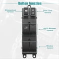 thumbnail image 2 of Front Left Driver Side Master Power Window Switch for Nissan Versa, 2 of 4