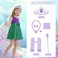 thumbnail image 5 of Marendyee Princess Dress Costume Dress up Clothes Cosplay Halloween Birthday Party 5-6 Years, 5 of 13