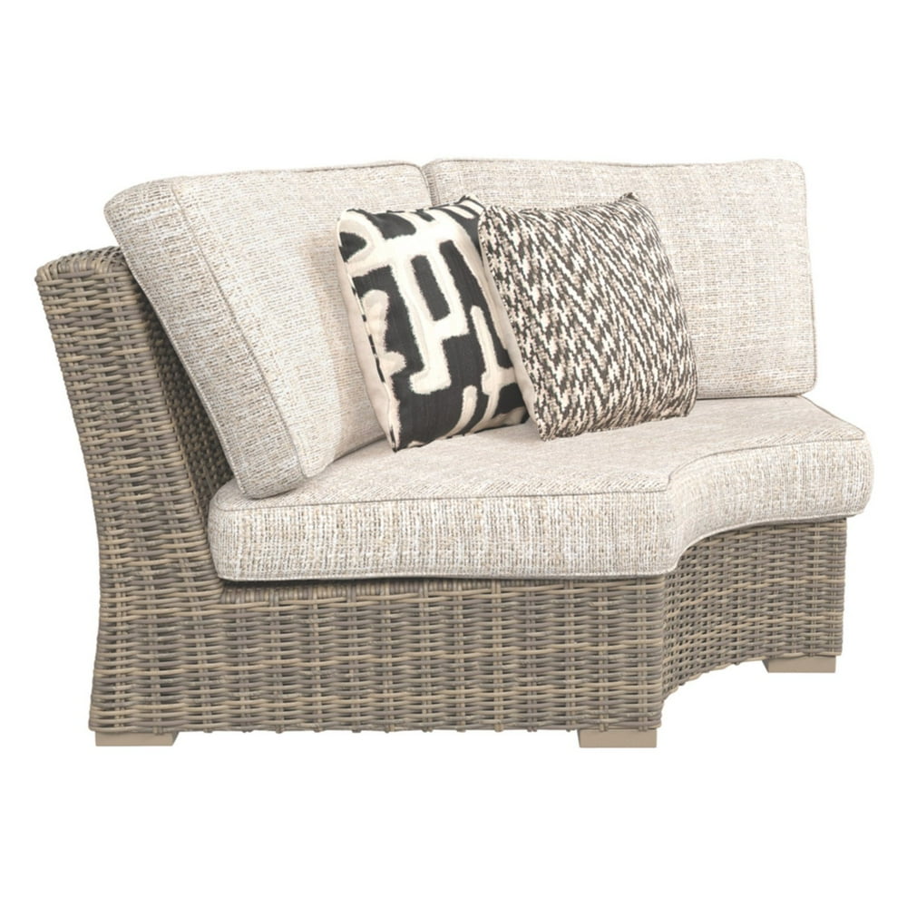 Signature Design by Ashley Beachcroft Curved Corner Patio Sectional