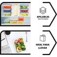 thumbnail image 3 of U Chef Juego de 10 Recipientes para Almacenamiento de Alimentos con tapas, Recipientes Herm&eacute;ticos de Pl&aacute;stico para Organizaci&oacute;n de Despensa y Cocina, Preparaci&oac, 3 of 8