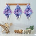 thumbnail image 5 of 6 Pieces of Kitchen Towels 11x11Inch Kitchen Dish Cloths Kitchen Dish Towels Reuseable Cleaning Cloths Purple Lotus Flowers, 5 of 9