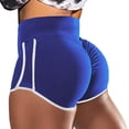 thumbnail image 2 of Gibobby Falda Shorts Mujer Pantalones cortos de yoga y fitness para mujer Pantalones cortos de levantamiento de cadera de voleibol de baile para mujer de cintura alta(Azul, S), 2 of 3