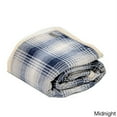 thumbnail image 3 of Eddie Bauer Nordic Plaid Raisin Fleece Throw Blanket, 70" X 50", 3 of 5