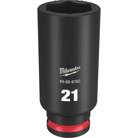 Milwaukee Tool SHOCKWAVE Impact Duty  3/8"Drive 21MM Deep 6 Point Socket