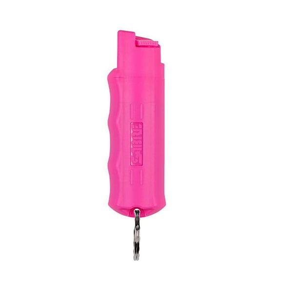 Security Equipment Corp Pocket Pepper Spray Pink - Maximum Strength, Finger Grip, Key Ring
