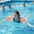 thumbnail image 4 of Pool Arm Floaties Inflatable Swim Arm Bands for Student and Adults Glitter Mermaid Design Water Float Set for Summer Pool Beach Activities Gift for Swimmers 1 Pair, 4 of 8