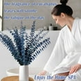 thumbnail image 4 of GoXteam 20pcs Dried Eucalyptus Stems, 17'' Natural Real Blue Eucalyptus Leaves Branches Hanging Shower, Preserved Dried Plants for SPA Home Fragrance Bathroom Table Vase Decor, 4 of 7