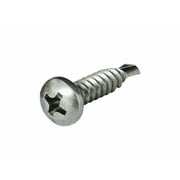 #8 x 3/4" Phillips Pan Head Self-Drilling Sheet Metal Screws 410 SST 50 pcs