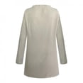 thumbnail image 7 of HWRETIE Fashion Women Solid Loose Long Sleeve Cardigan Coat,Blouse Lightweight Open Front Sweater Jacket Casual Layering Top for Women, 7 of 7
