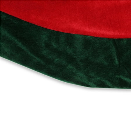 60 Red And Green Traditional Christmas Tree Skirt Walmart Canada