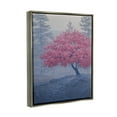 thumbnail image 3 of Stupell Spring Cherry Blossom Foggy Path Landscape Photography Gray Floater Framed Art Print Wall Art, 3 of 6