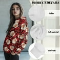 thumbnail image 6 of COEQINE Women's Hoodies Sweatshirts Pullover Oversized Loose Fashion Y2K Tops Fit Soft Long Sleeves Casual Wear Christmas Cute Santa Claus and Leopard Print Lightweight Outfits Clothes, L, 6 of 7